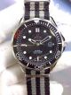Copy Omega Seamaster 007 watch SS Red&Blue Nato Band (4)_th.jpg